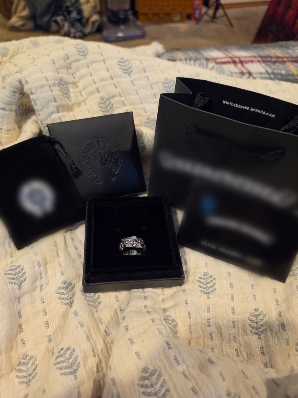 CH Pentagon Cross Ring - Silver 925 Size 7